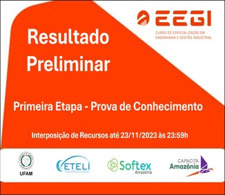 Divulgação do Resultado Preliminar e Gabarito do Processo Seletivo, EDITAL N.º 060/2023 - PROPESP/UFAM