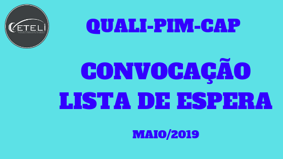 CONVOCAÇÃO DE LISTA DE ESPERA