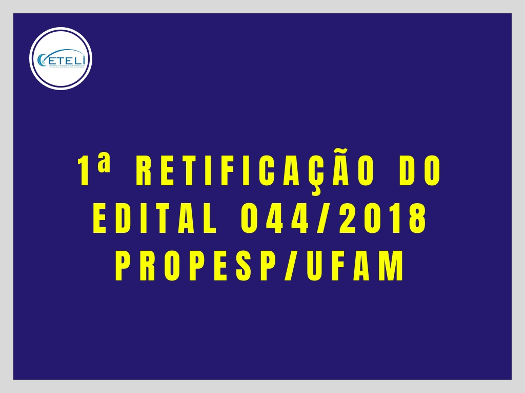 Retomada do processo seletivo do Curso de Especialização em Engenharia e Gestão Industrial